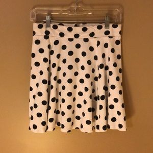 H&M Polka Dot Skater/Circle Skirt